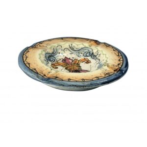 Piattino posacenere in ceramica di stile classico