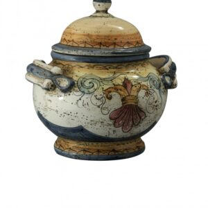 Biscottiera in ceramica di stile classico