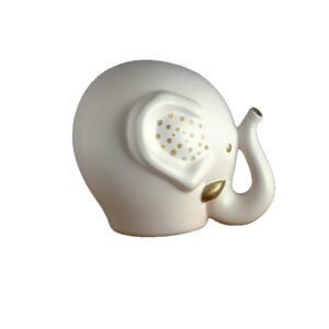 Elefante in ceramica colorata a mano