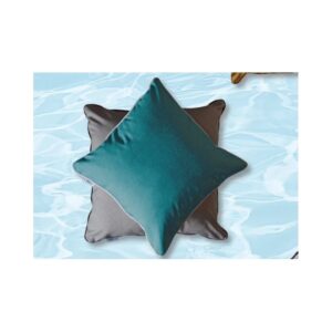 Cuscino quadrato in materiale eco friendly tinta unita