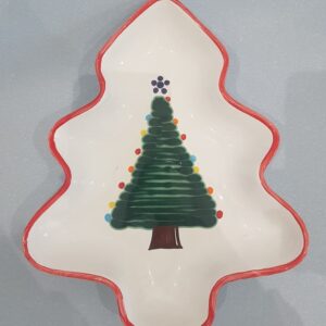 Vassoio di Natale - Albero decorato