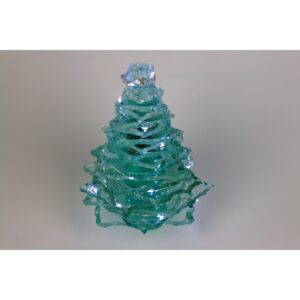 Albero di Natale con luci bianche