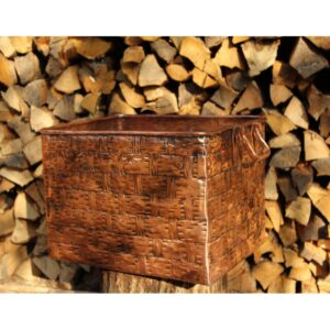Cesta portalegna in rame