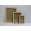 Kit tre cornici in legno multistrato - Nuvole